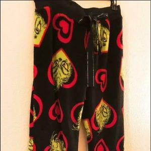 DR. SUESS THE GRINCH COZY FLEECE LOUNGE PAJAMA PJ PANTS SIZE MEDIUM